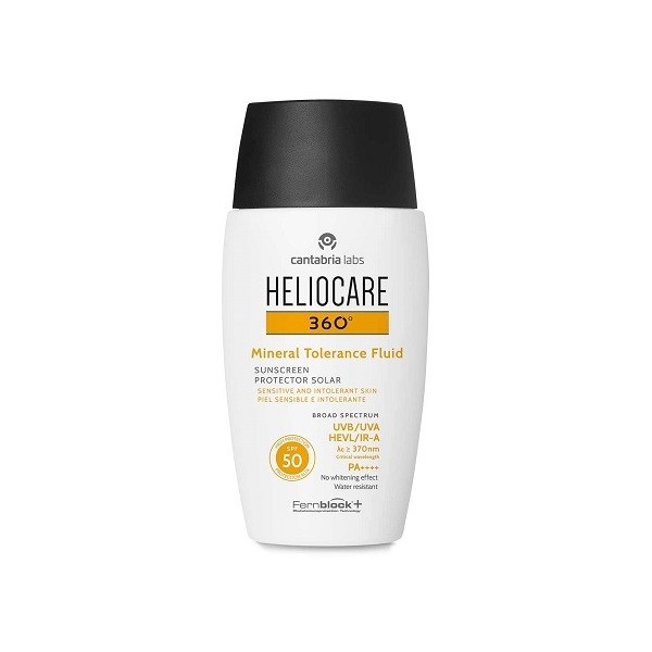 HELIOCARE 360º SPF 50 MINERAL TOLERANCE FLUID PROTECTOR SOLAR 1 ENVASE 50 ml