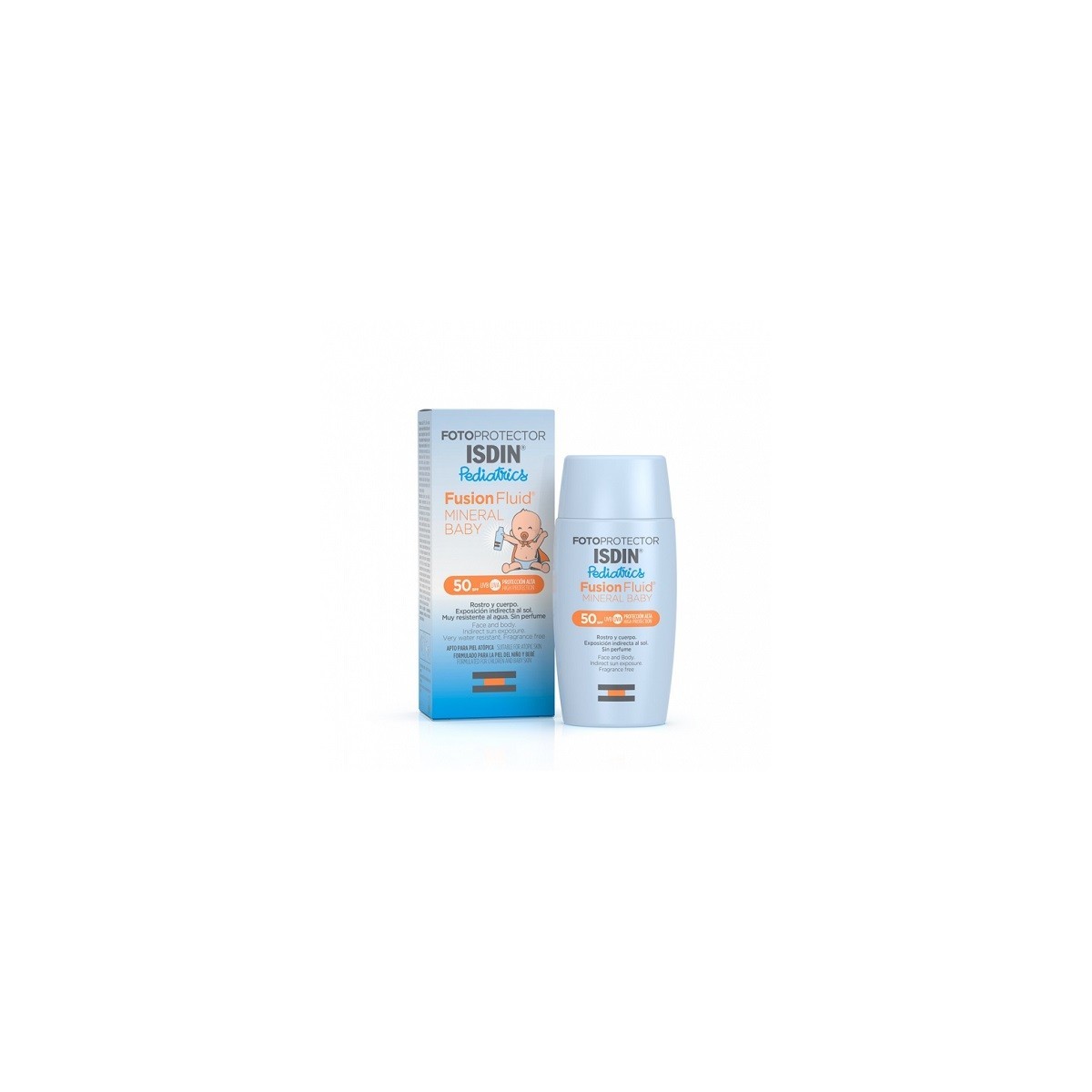 FOTOPROTECTOR ISDIN SPF50 FUSION FLUID MINERAL...