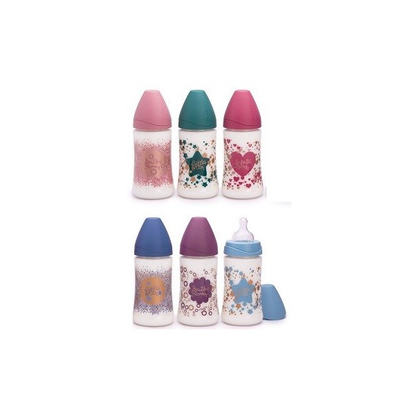 BIBERON PP BOCA ANCHA T SILICONA SUAVINEX PREMIUM 3 POSICIONES 150 ML