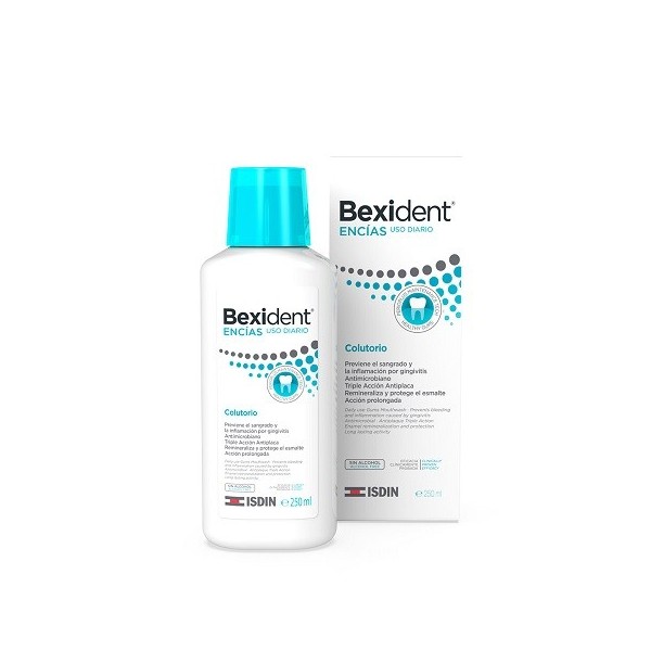BEXIDENT ENCIAS USO DIARIO COLUTORIO TRICLOSAN 1 ENVASE 500 ml