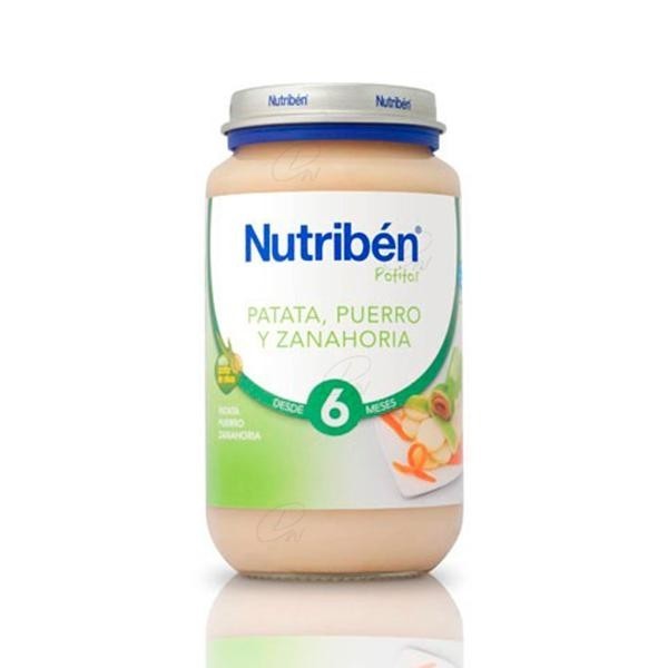 NUTRIBEN PATATA PUERRO ZANAHORIA POTITO GRANDOTE 250 G
