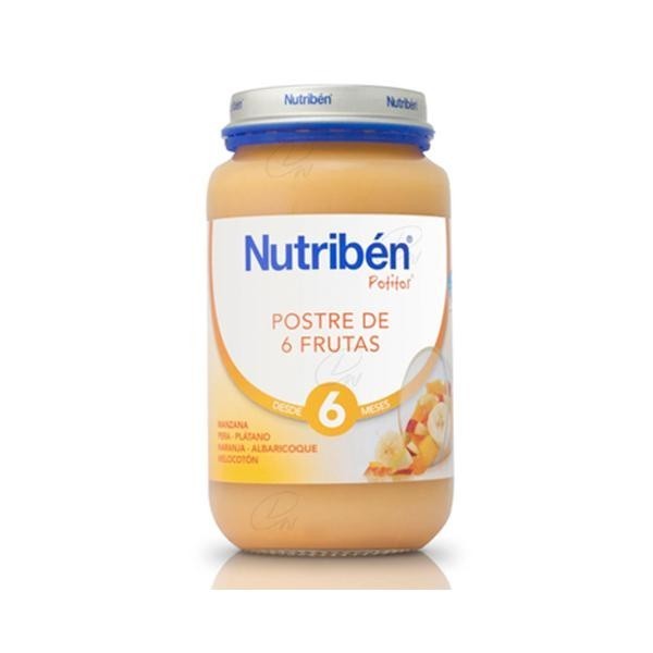 NUTRIBEN POSTRE DE 6 FRUTAS 1 POTITO GRANDOTE 250 g