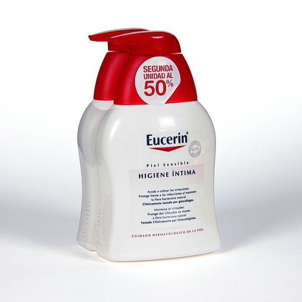 DUPLO EUCERIN EUCERIN PIEL SENSIBLE HIGIENE INTIMA 2 ENVASES 250 ml