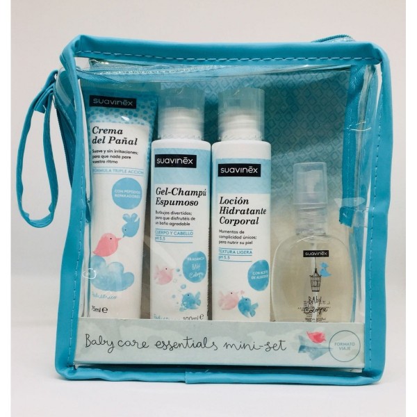 NECESER FORMATO VIAJE SUAVINEX GELLOCIONCREMA PAÑALCOLONIA