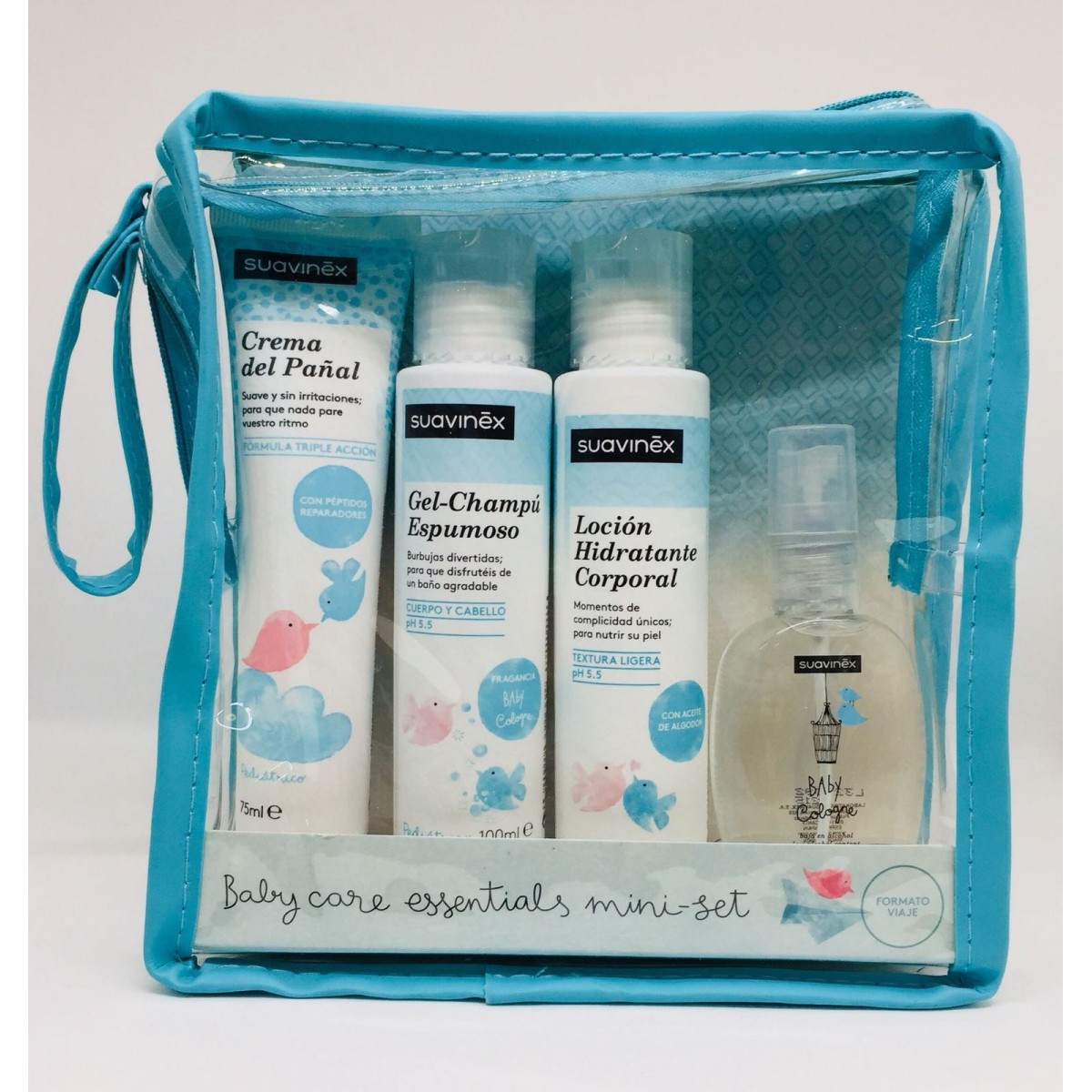 NECESER FORMATO VIAJE SUAVINEX GELLOCIONCREMA...