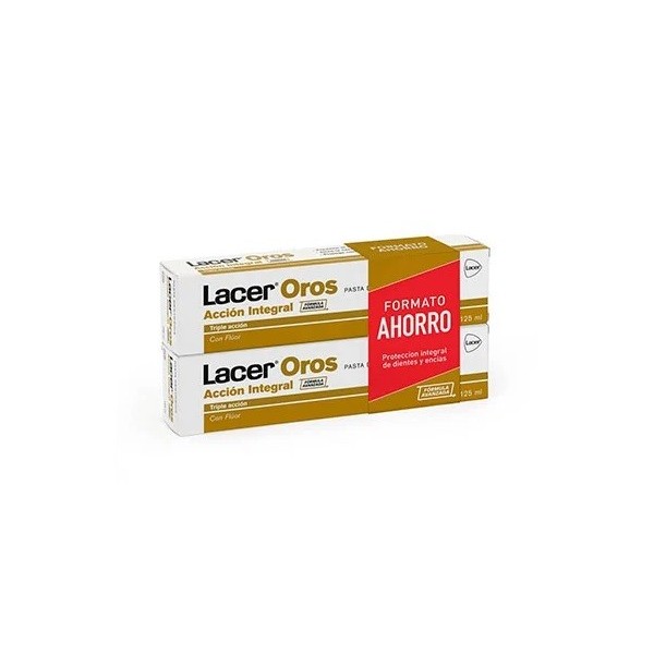 LACER OROS 2500PPM DUPLO PASTA DENTAL 125 ML