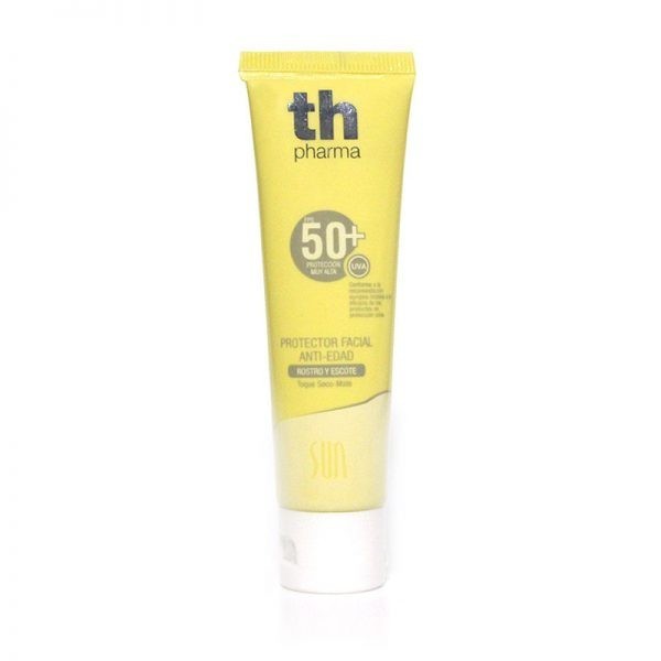 TH PHARMA SUN PROTECTOR FACIAL ANTIEDAD FPS 50 PROTECCION SOLAR MUY ALTA 50 ML