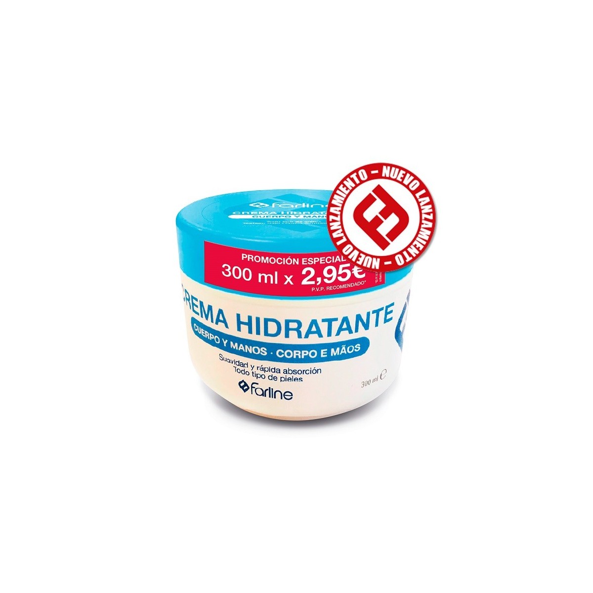 FARLINE CREMA HIDRATANTE CUERPO Y MANOS 300 ML