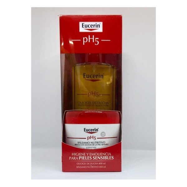 EUCERIN BALSAMO NUTRITIVO PH5 450 ML  OLEOGEL DE DUCHA 400 ML