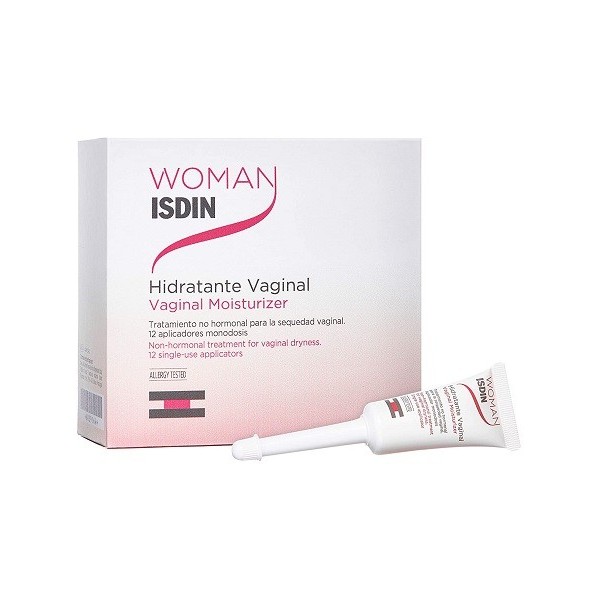 WOMAN ISDIN HIDRATANTE VAGINAL LUBRICANTE HIDROSOLUBLE 6 ML 12 MONODOSIS