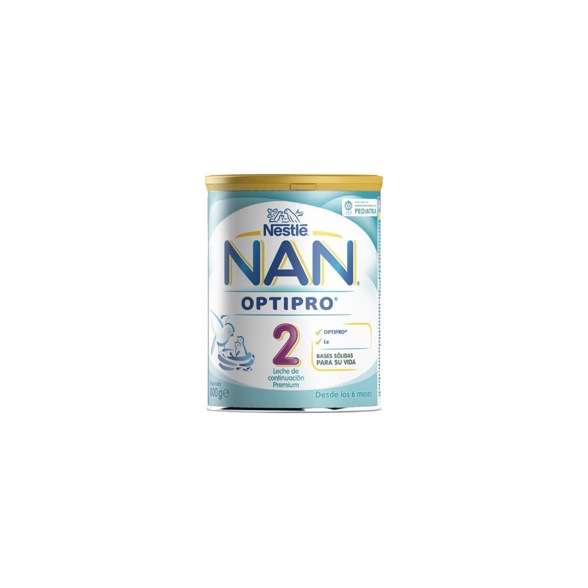 NAN OPTIPRO 2 LECHE DE CONTINUACION 1 ENVASE 800 g