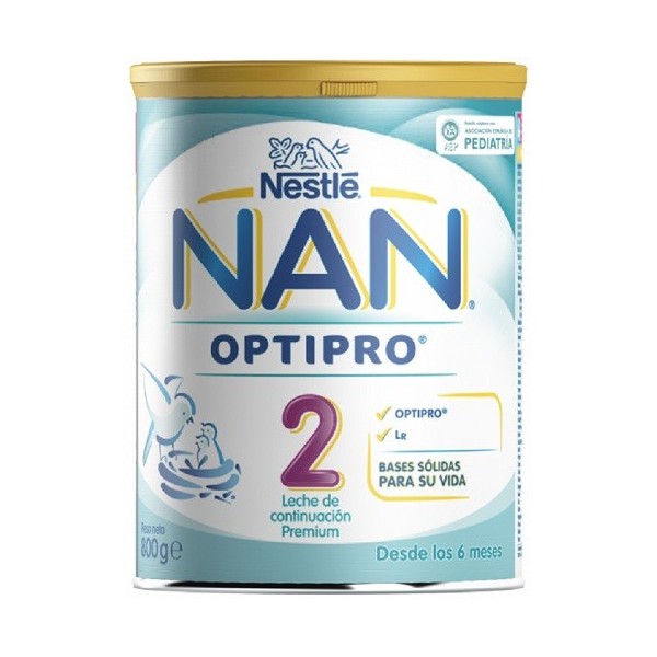 NAN OPTIPRO 2 LECHE DE CONTINUACION 1 ENVASE 800 g