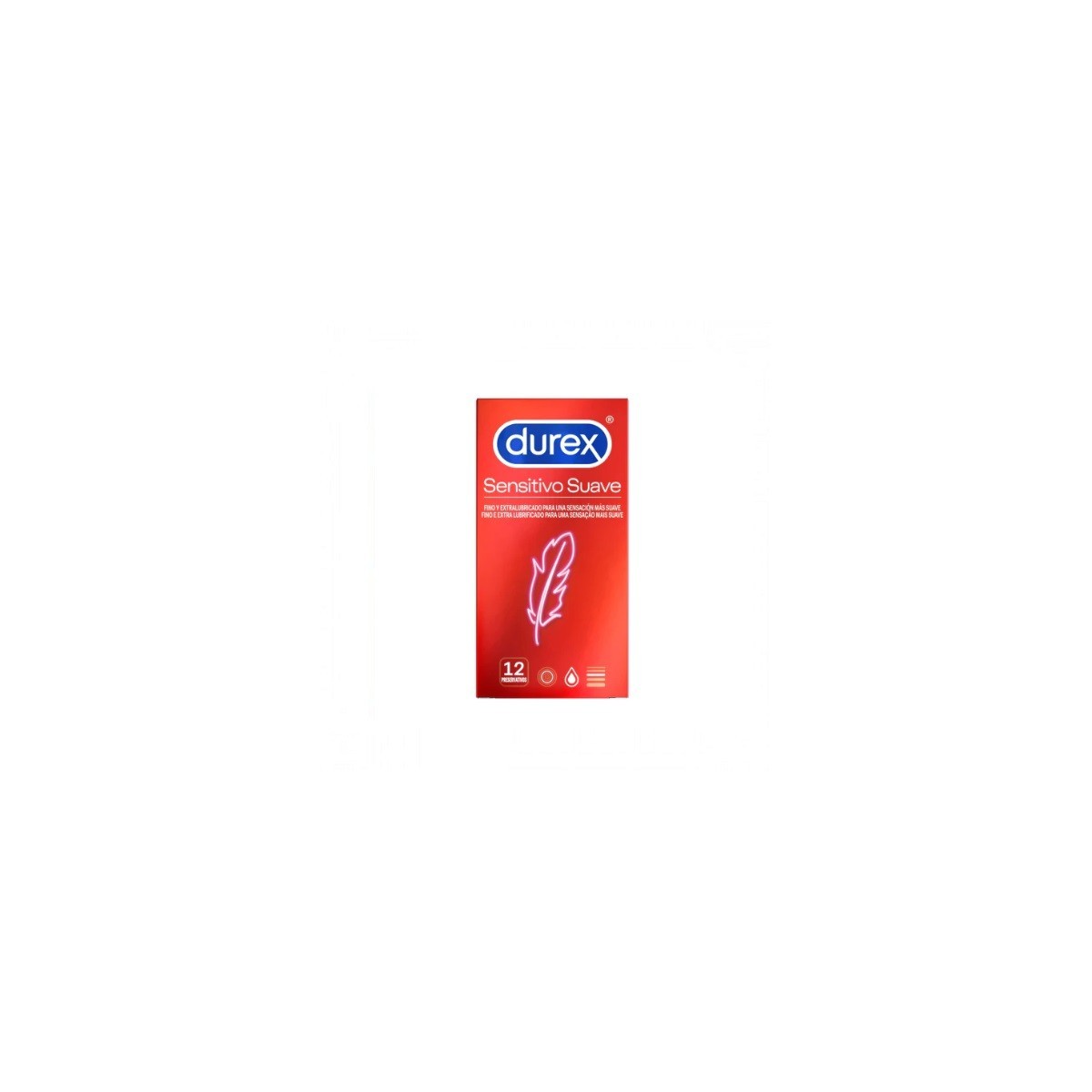 DUREX SENSITIVO SUAVE PRESERVATIVOS 24 UNIDADES