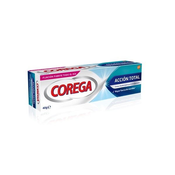 COREGA ACCION TOTAL CREMA FIJADORA ADHESIVO PROTESIS DENTAL 40 G