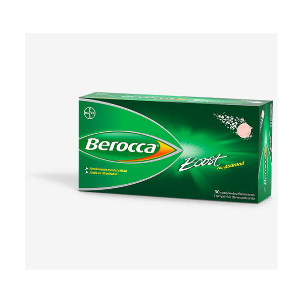 BEROCCA BOOST 30 COMPRIMIDOS EFERVESCENTES