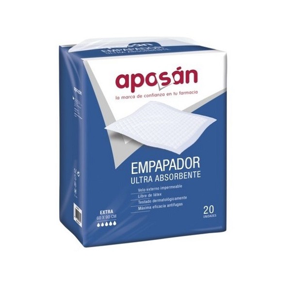 EMPAPADOR ULTRA ABSORBENTE APOSAN BOTIQUIN 20 UNIDADES 90...