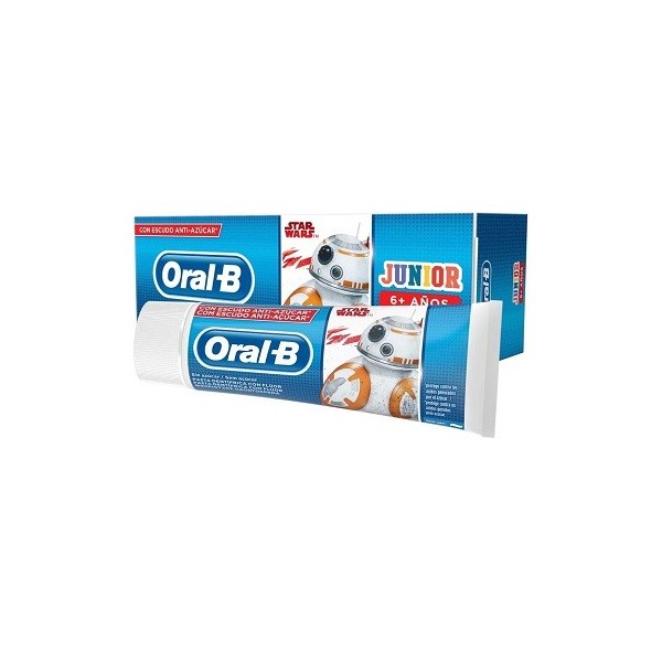 ORALB STAR WARS PASTA DENTAL INFANTIL  6 AÑOS 75 ML