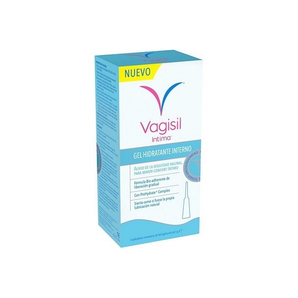 VAGISIL INTIMA GEL HIDRATANTE INTERNO 5 ML 6 APLICADORES