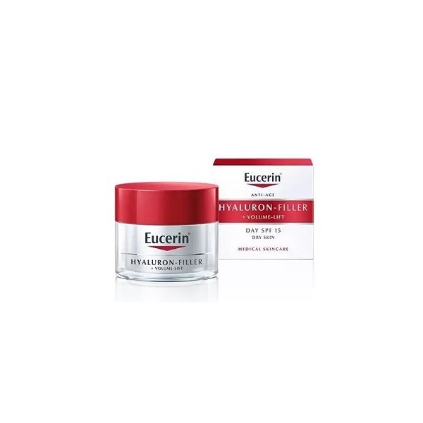 EUCERIN HYALURON FILLER VOLUME LIFT CREMA DE DIA FPS15 PIEL SECA 50 ML