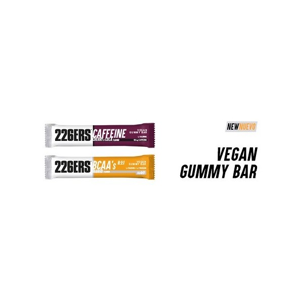 226ERS VEGAN GUMMIE BAR 30GR PECTINA CAFEINA CHERRY COLA
