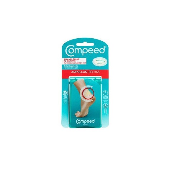 COMPEED AMPOLLAS MEDIANAS 5 UD