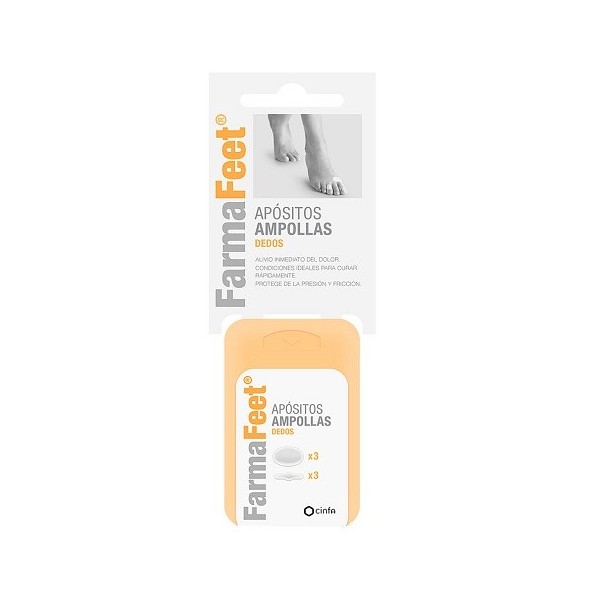 FARMAFEET APOSITOS AMPOLLAS DEDOS 6U