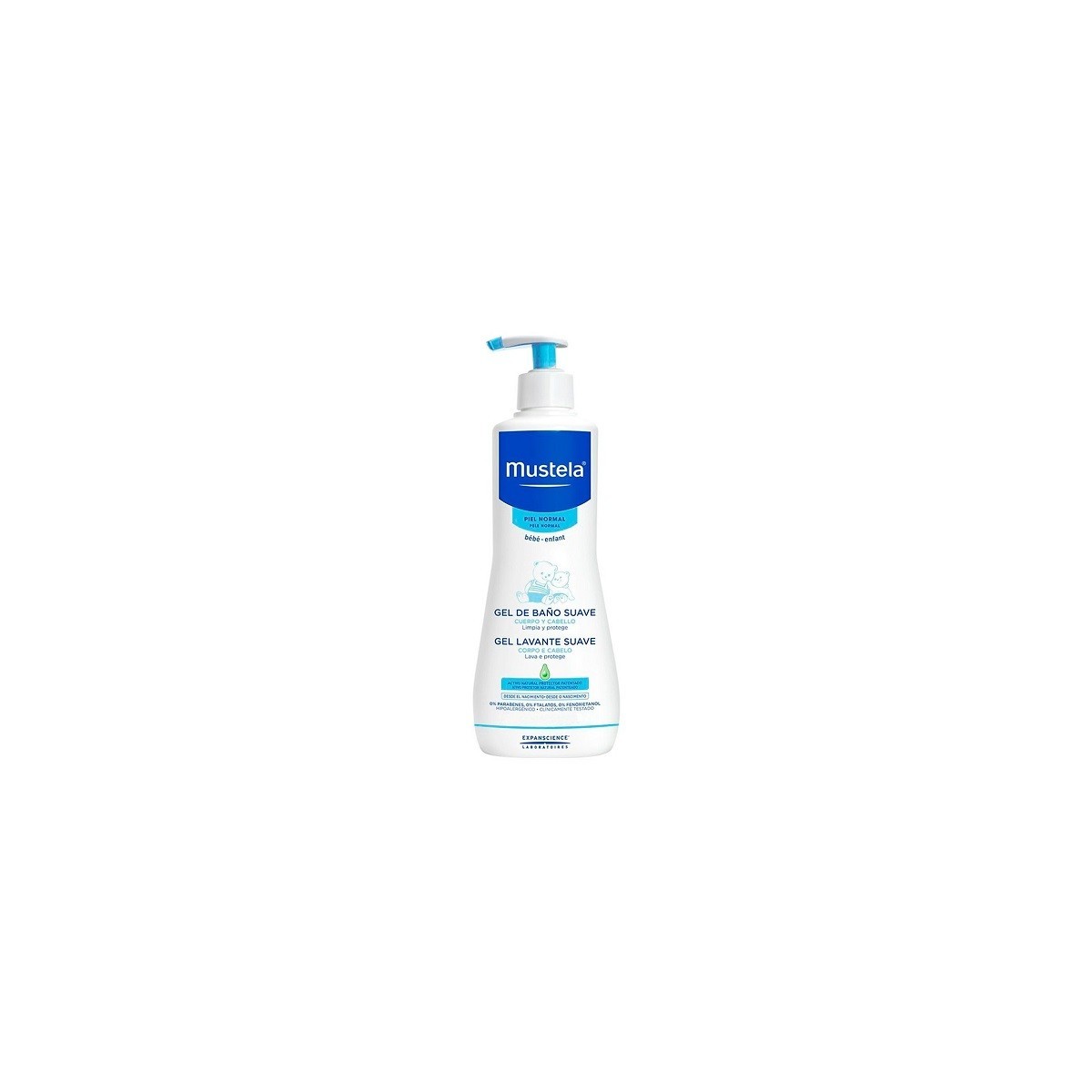 MUSTELA GEL DE BAÑO SUAVE 500 ML