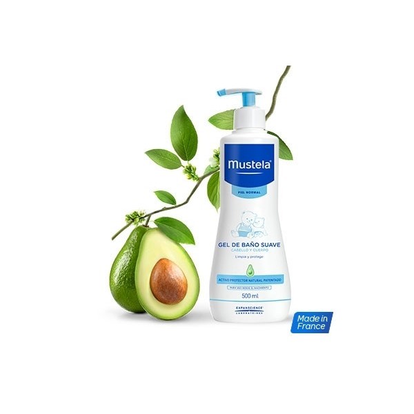 MUSTELA GEL DE BAÑO SUAVE 750 ML 2