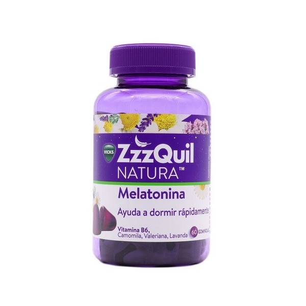 ZZZQUIL NATURA 60 GOMINOLAS