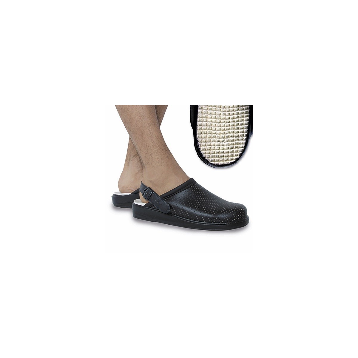 ZUECOS HANKSHOES MICROMASAJE AZUL T35