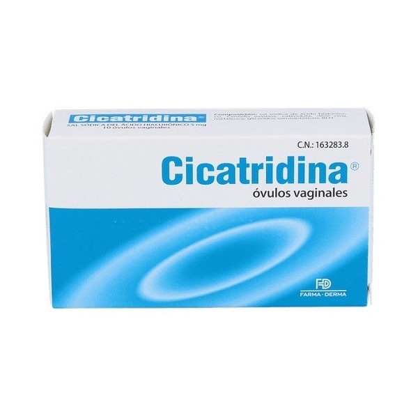 CICATRIDINA OVULOS VAGINALES 10 OVULOS