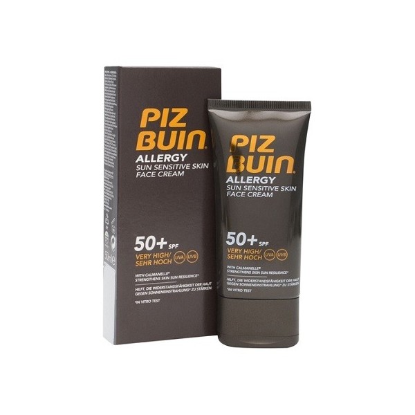 PIZ BUIN ALLERGY CREMA FACIAL PIEL SENSIBLE AL SOL SPF 50...
