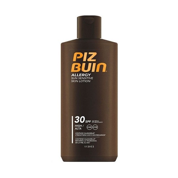 PIZ BUIN ALLERGY LOCION PIEL SENSIBLE AL SOL SPF 30 PROTECCION ALTA 200 ML