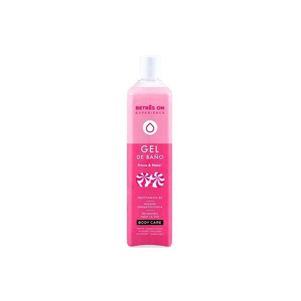 GEL DE BAÑO BETRES ON FRESA Y NATA 750ML