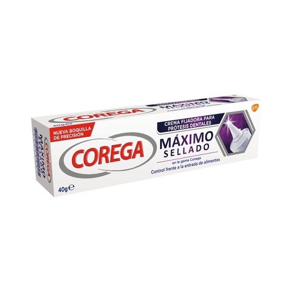 COREGA MAX FIJACION + SELLADO ADHESIVO PROTESIS DENTAL 1 ENVASE 40 g