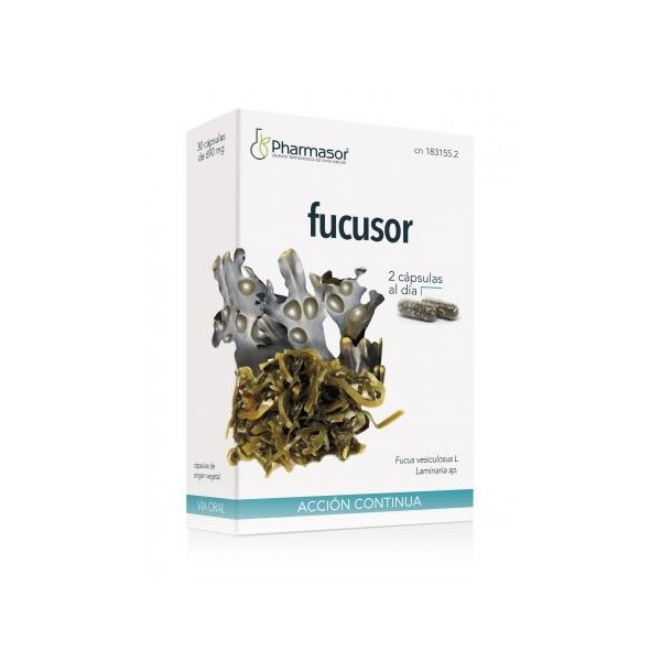FUCUSOR ACCION CONTINUA SORIA NATURAL HOMEOSOR 690 mg 30 CAPSULAS
