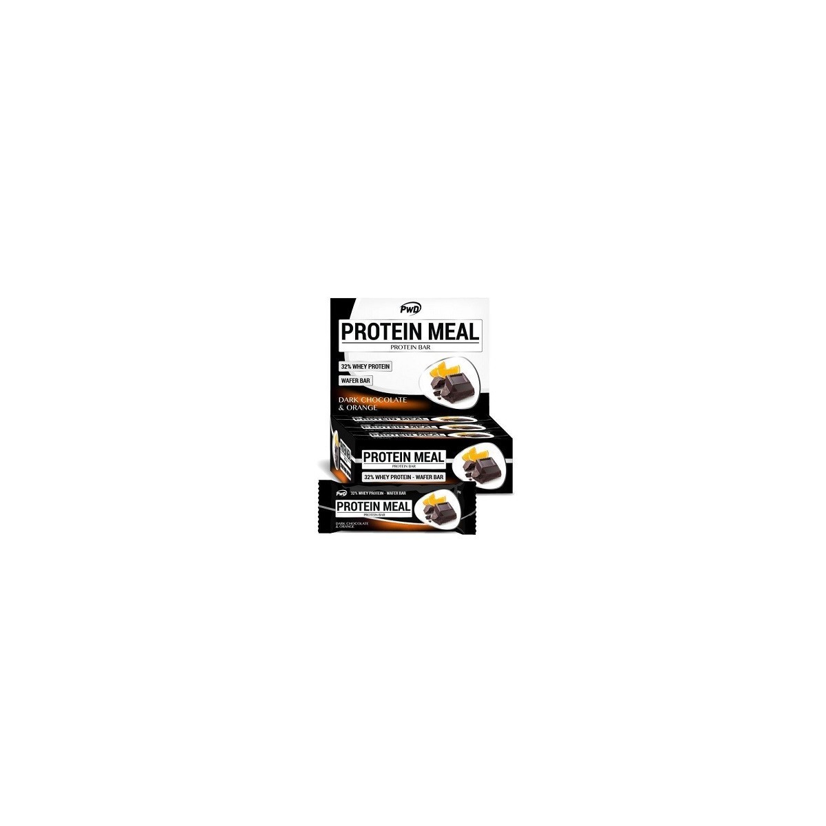 PWD BARRITA PROTEIN MEAL 32 CHOCOLATE NEGRO CON...
