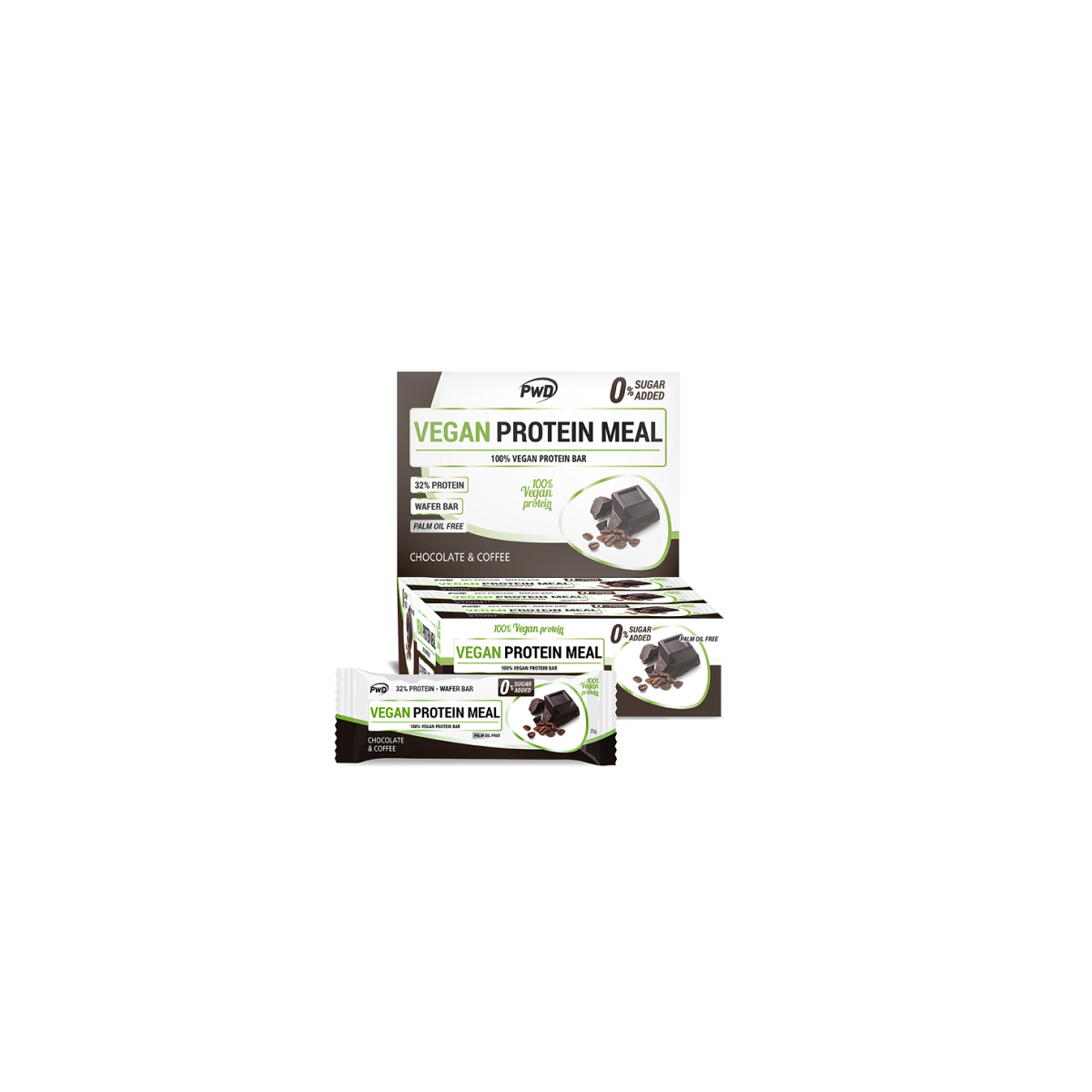 PWD BARRITA VEGAN PROTEIN MEAL 32 PROTEINA...