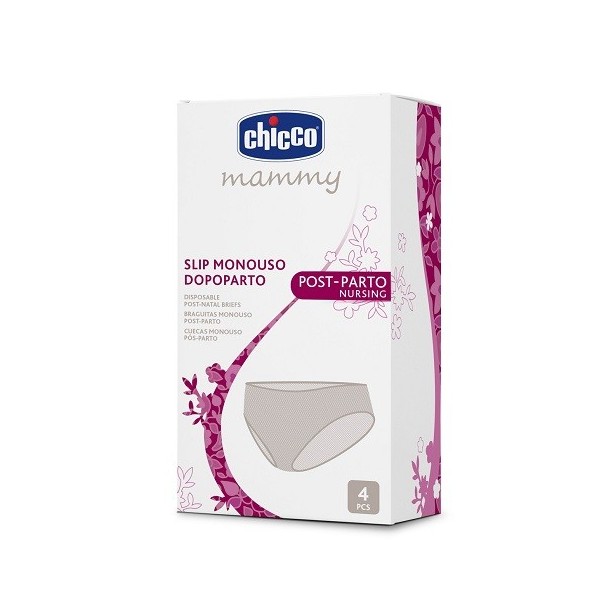 BRAGA DESECHABLE CHICCO BRAGA MONOUSO TALLA M 4 UNIDADES