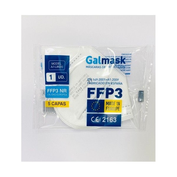 MASCARILLA FFP3 BLANCA 1UNIDAD