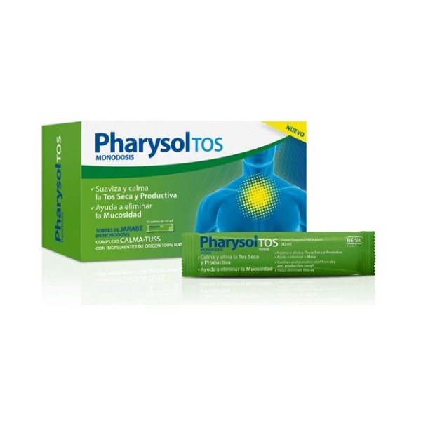 PHARYSOL TOS MONODOSIS 16 SOBRES 10 ml