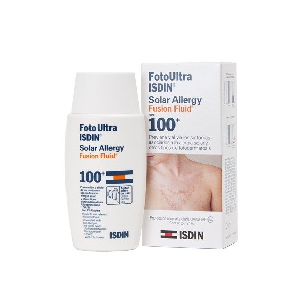 FOTOULTRA ISDIN SOLAR ALLERGY FUSION FLUID FOTODERMATOSIS 50 ML