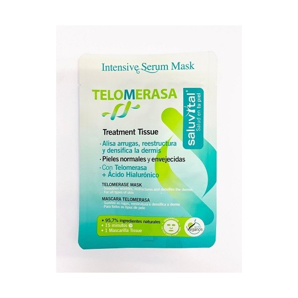 SALUVITAL MASCARILLA TISSUE TELOMERASA 1 MASCARILLA 20 g