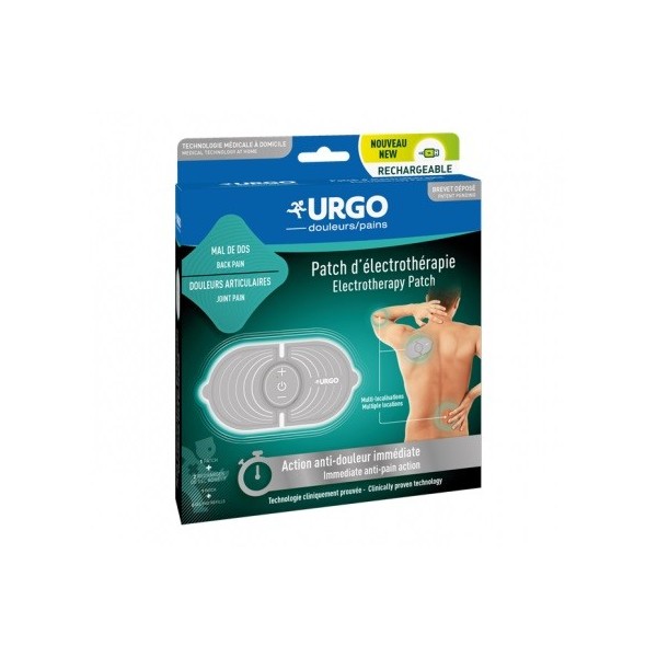 URGO PARCHE DE ELECTROTERAPIA RECARGABLE 1 PARCHE  2 RECARGAS DE GEL