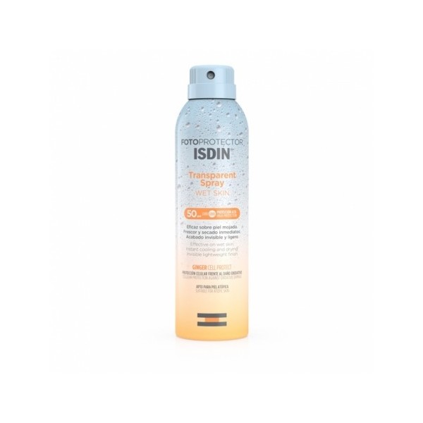 FOTOPROTECTOR ISDIN SPF50 SPRAY TRANSPARENTE 200 ML