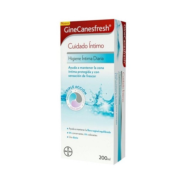 GINECANESFRESH HIGIENE INTIMA DIARIA 1 ENVASE 200 ml