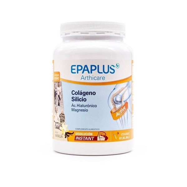 EPAPLUS COLAGENO  SILICIO  HIALURONICO  MAGNESIO POLVO 1 ENVASE 32686 g SABOR VAINILLA