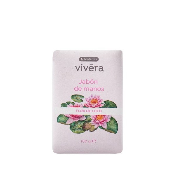 ACOFARMA VIVERA JABON PASTILLA DE MANOS 1 ENVASE 100 g AROMA FLOR DE LOTO