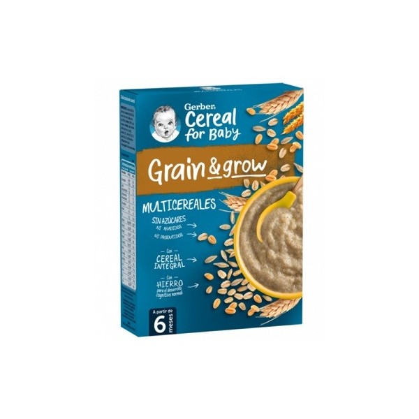 GERBER MULTICEREALES 0 AZUCARES 1 ESTUCHE 250 g