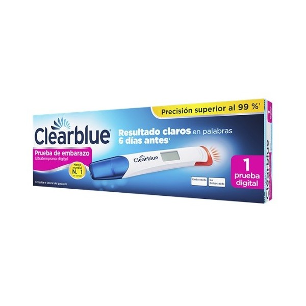 TEST DE EMBARAZO ULTRATEMPRANA DIGITAL CLEARBLUE 1 UNIDAD